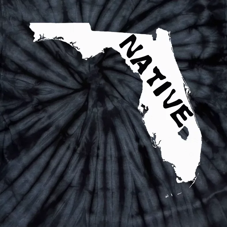 Florida Native For Strong State Proud Local Inhabitants Tie-Dye T-Shirt