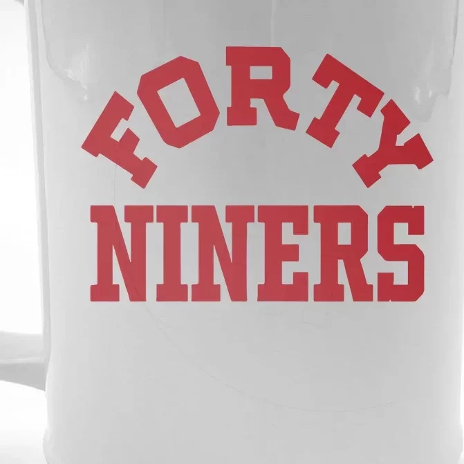 Forty Niners Front & Back Beer Stein