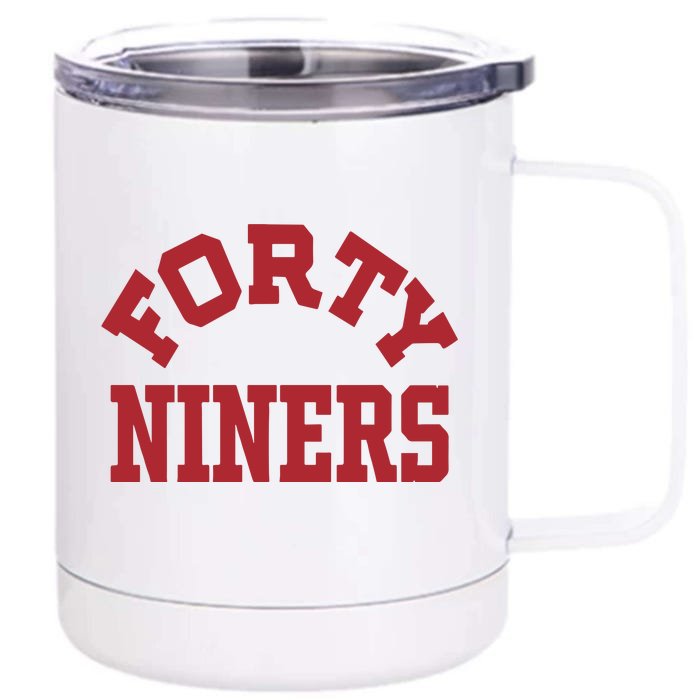 Forty Niners Front & Back 12oz Stainless Steel Tumbler Cup