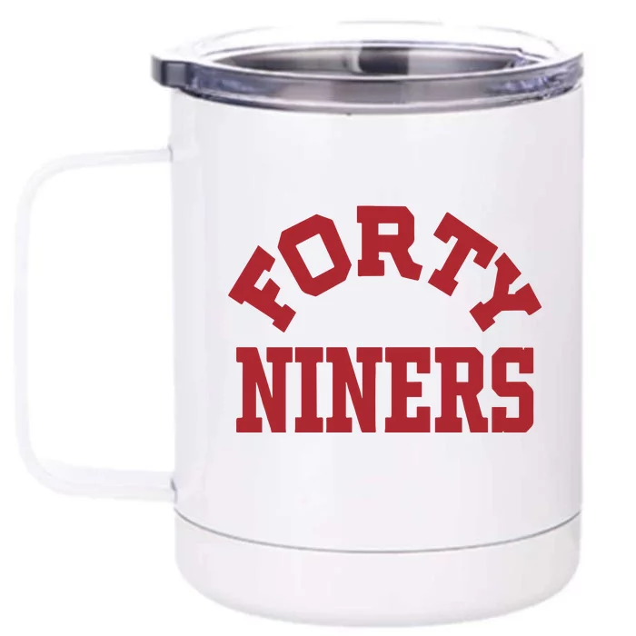 Forty Niners Front & Back 12oz Stainless Steel Tumbler Cup