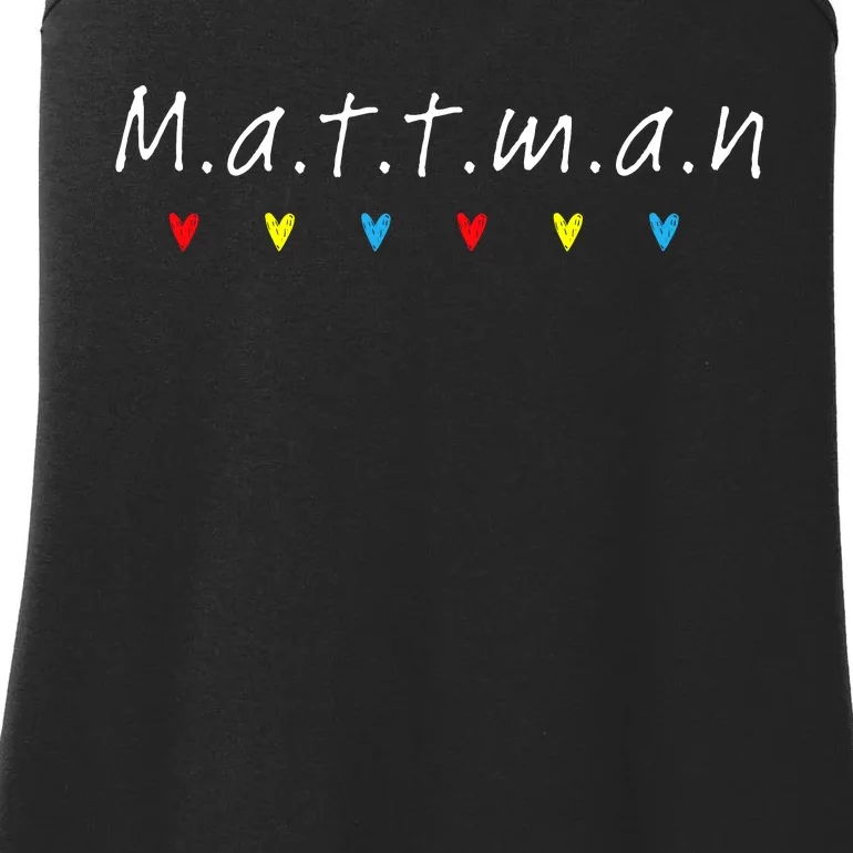 First Name For Friends Birthday Mattman Matthew Ladies Essential Tank