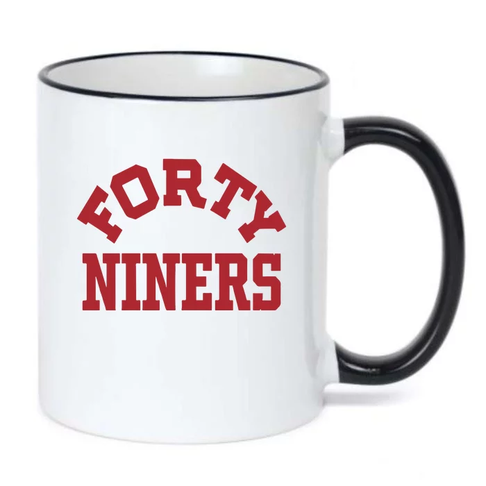 Forty Niners Black Color Changing Mug