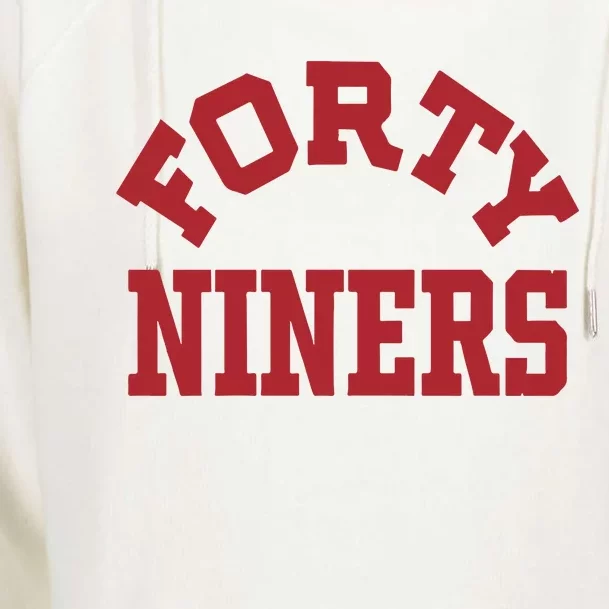 Forty Niners Womens Funnel Neck Pullover Hood