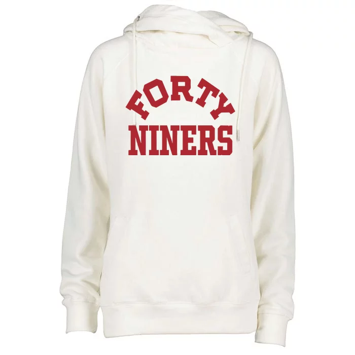 Forty Niners Womens Funnel Neck Pullover Hood