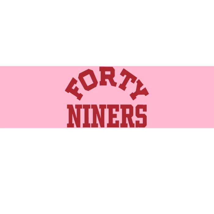 Forty Niners Bumper Sticker