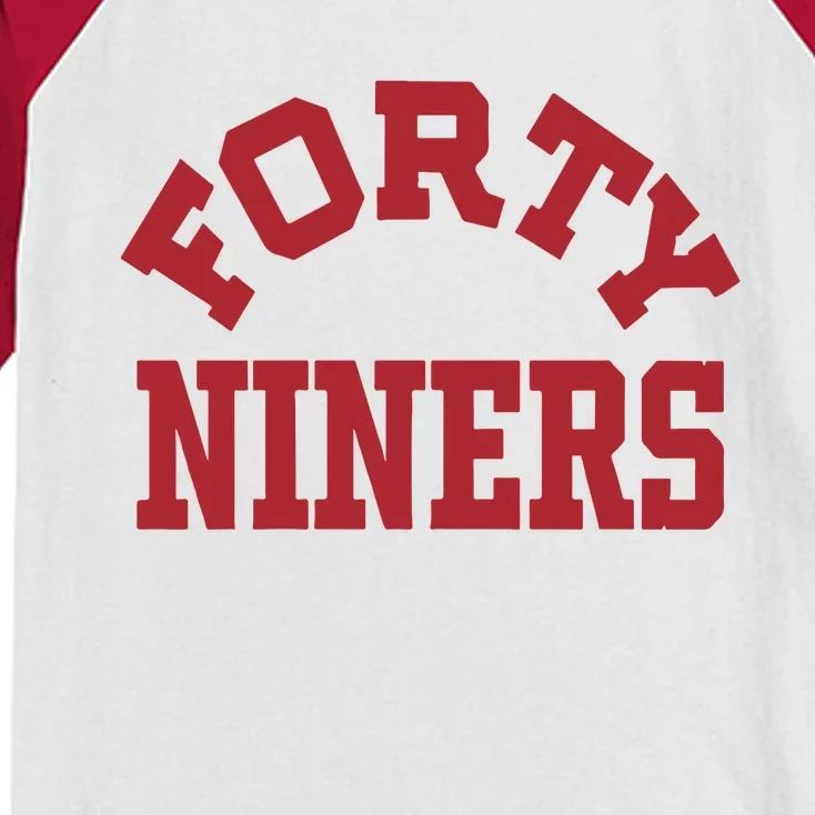 Forty Niners Kids Colorblock Raglan Jersey