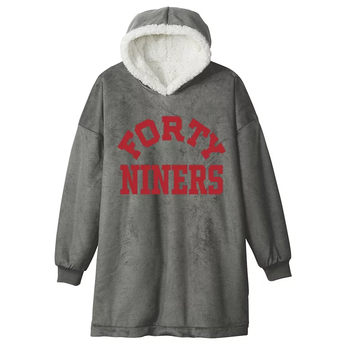 Forty Niners Hooded Wearable Blanket