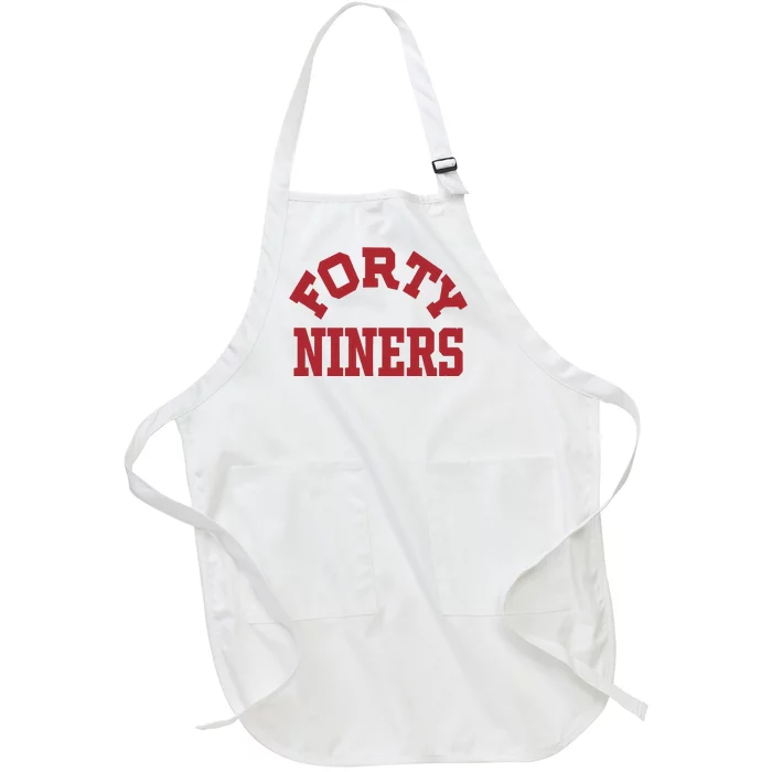 Forty Niners Full-Length Apron With Pocket