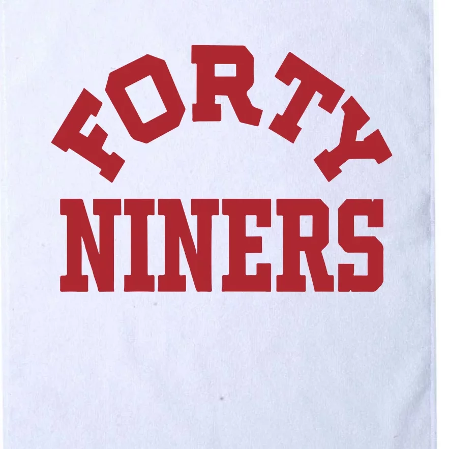 Forty Niners Platinum Collection Golf Towel