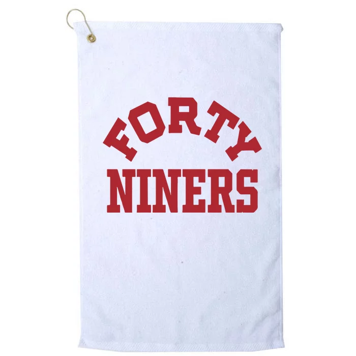 Forty Niners Platinum Collection Golf Towel