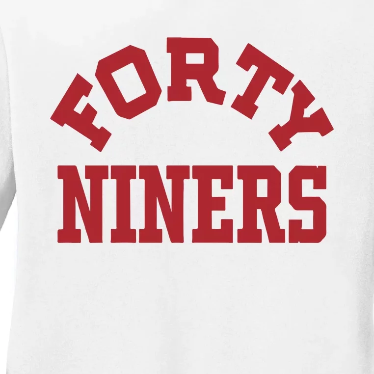 Forty Niners Ladies Long Sleeve Shirt