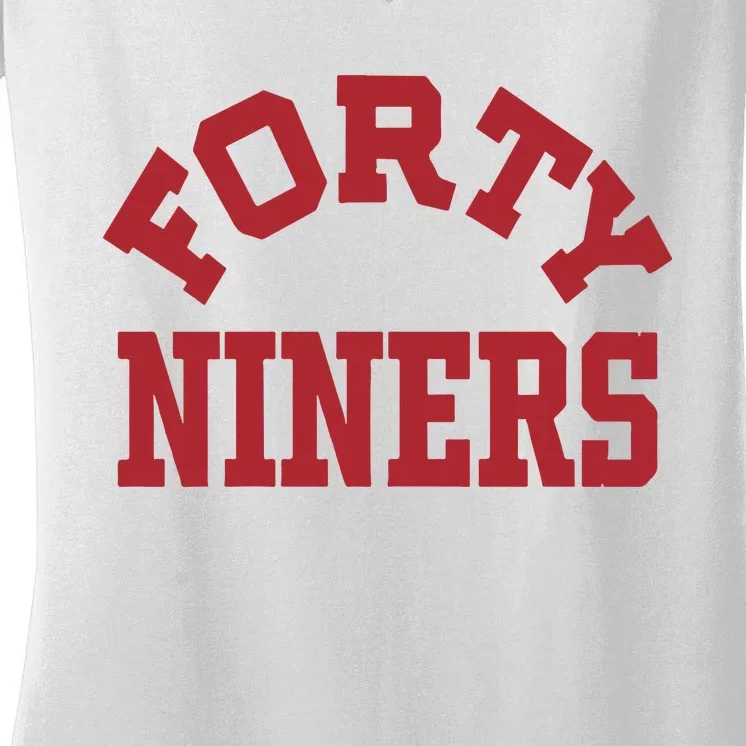 Forty Niners Women's V-Neck T-Shirt