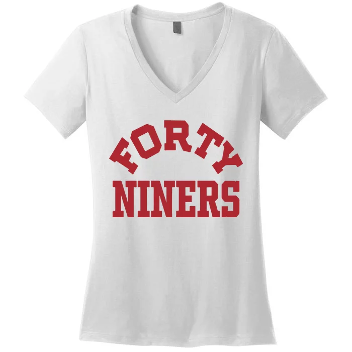 Forty Niners Women's V-Neck T-Shirt