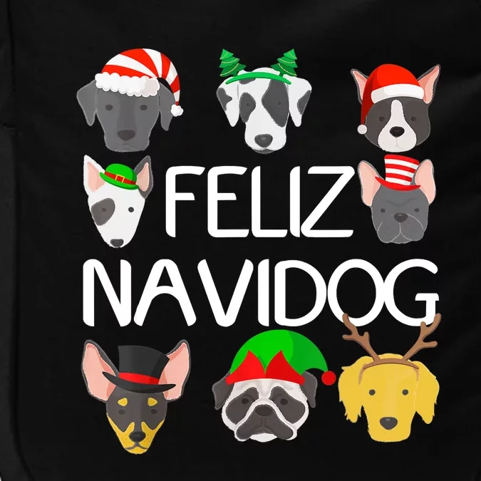 Feliz Navidog Feliz Navidad Christmas For Dog Lovers Impact Tech Backpack