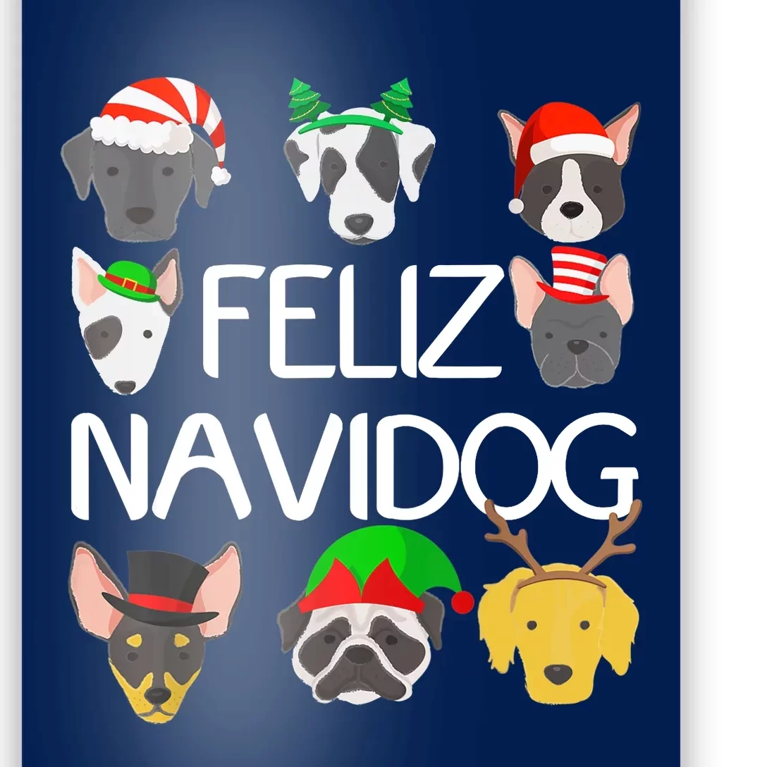 Feliz Navidog Feliz Navidad Christmas For Dog Lovers Poster