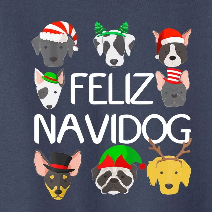 Feliz Navidog Feliz Navidad Christmas For Dog Lovers Toddler T-Shirt