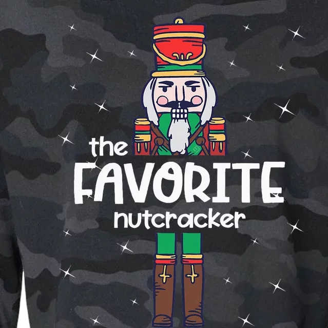 Favorite Nutcracker Family Matching Funny Pajama Cropped Pullover Crew