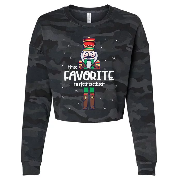 Favorite Nutcracker Family Matching Funny Pajama Cropped Pullover Crew