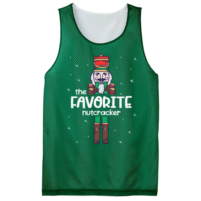 Favorite Nutcracker Family Matching Funny Pajama Mesh Reversible Basketball Jersey Tank