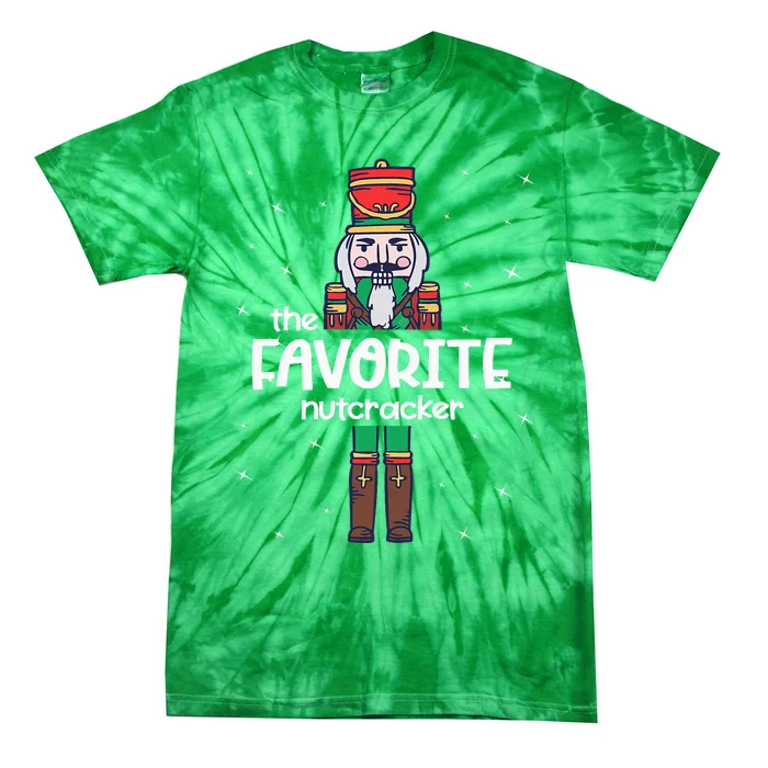 Favorite Nutcracker Family Matching Funny Pajama Tie-Dye T-Shirt