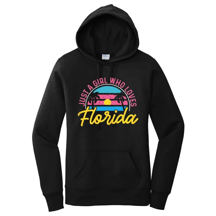 Floridian Native Florida Just A Who Loves Florida Women's Pullover Hoodie