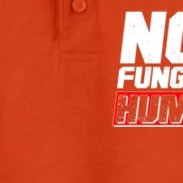 Funny Non Fungible Human NFT Dry Zone Grid Performance Polo