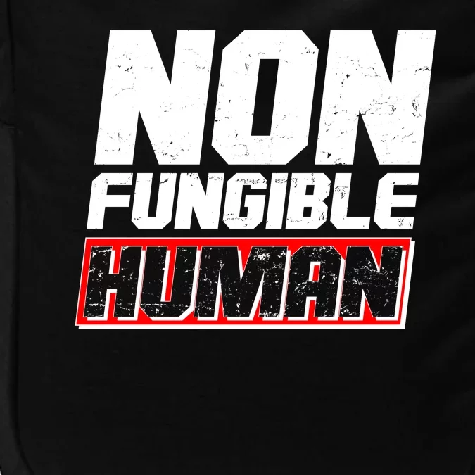 Funny Non Fungible Human NFT Impact Tech Backpack