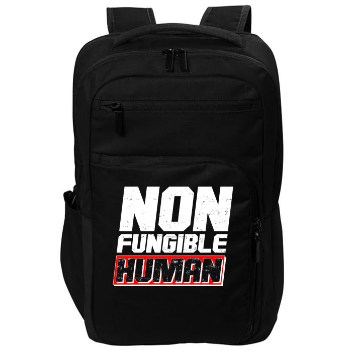 Funny Non Fungible Human NFT Impact Tech Backpack