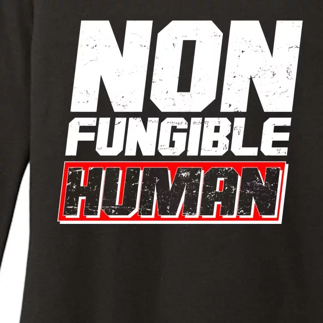 Funny Non Fungible Human NFT Womens CVC Long Sleeve Shirt