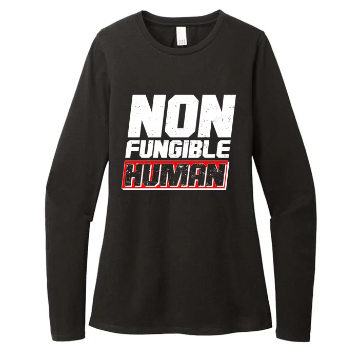 Funny Non Fungible Human NFT Womens CVC Long Sleeve Shirt