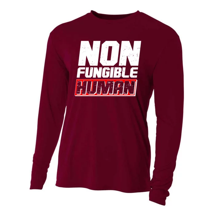 Funny Non Fungible Human NFT Cooling Performance Long Sleeve Crew