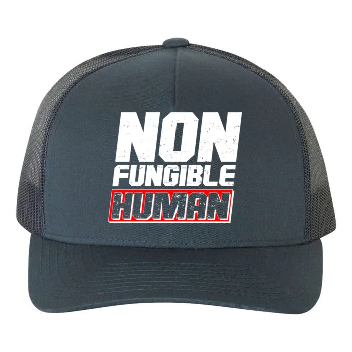 Funny Non Fungible Human NFT Yupoong Adult 5-Panel Trucker Hat