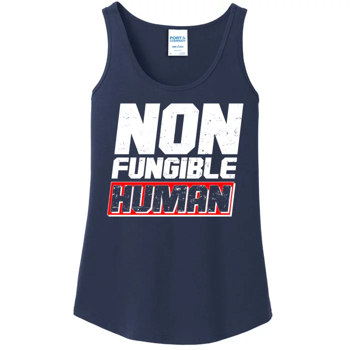 Funny Non Fungible Human NFT Ladies Essential Tank