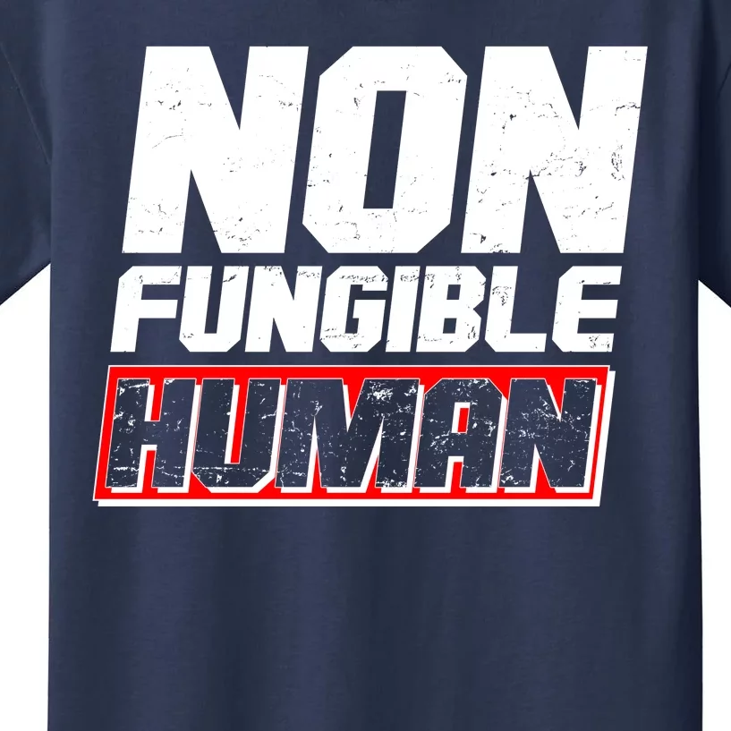 Funny Non Fungible Human NFT Kids T-Shirt