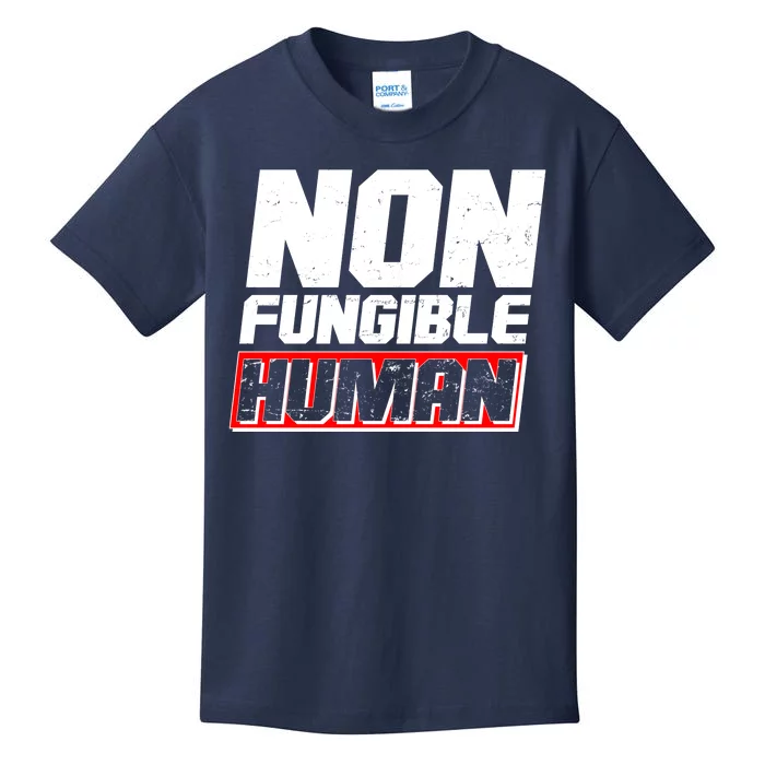 Funny Non Fungible Human NFT Kids T-Shirt