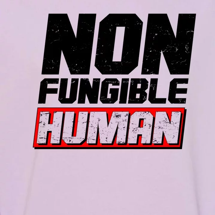 Funny Non Fungible Human NFT Garment-Dyed Sweatshirt