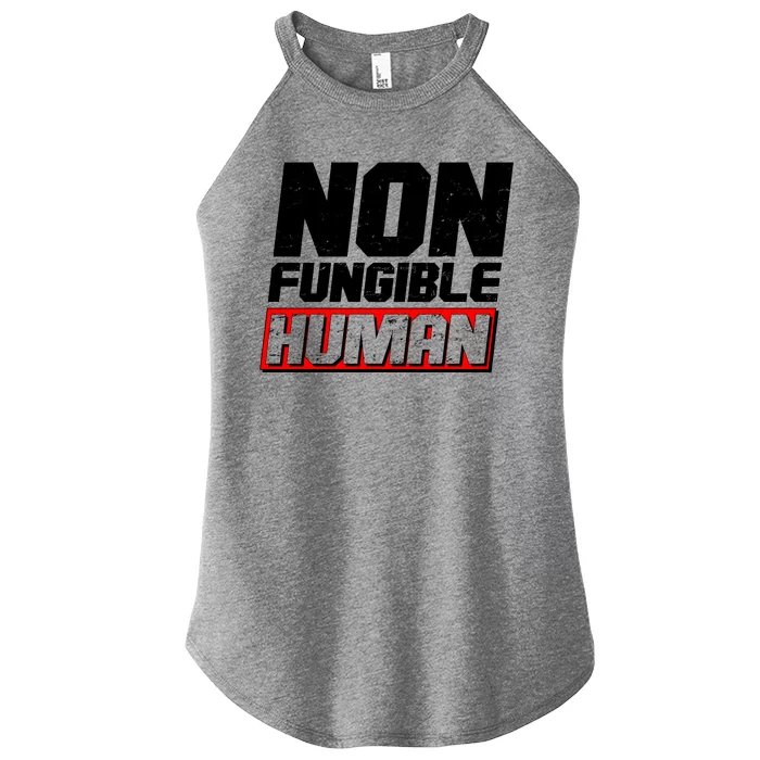 Funny Non Fungible Human NFT Women’s Perfect Tri Rocker Tank