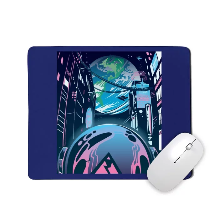 Futuristic Neon Future Mousepad