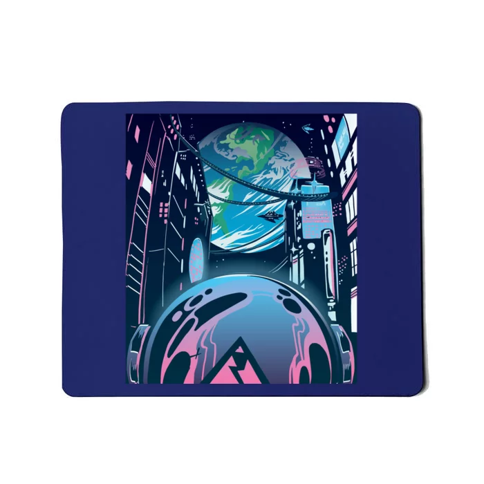 Futuristic Neon Future Mousepad