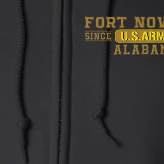 Fort Novosel Ft Novosel Alabama Al Home Of Army Aviation Full Zip Hoodie