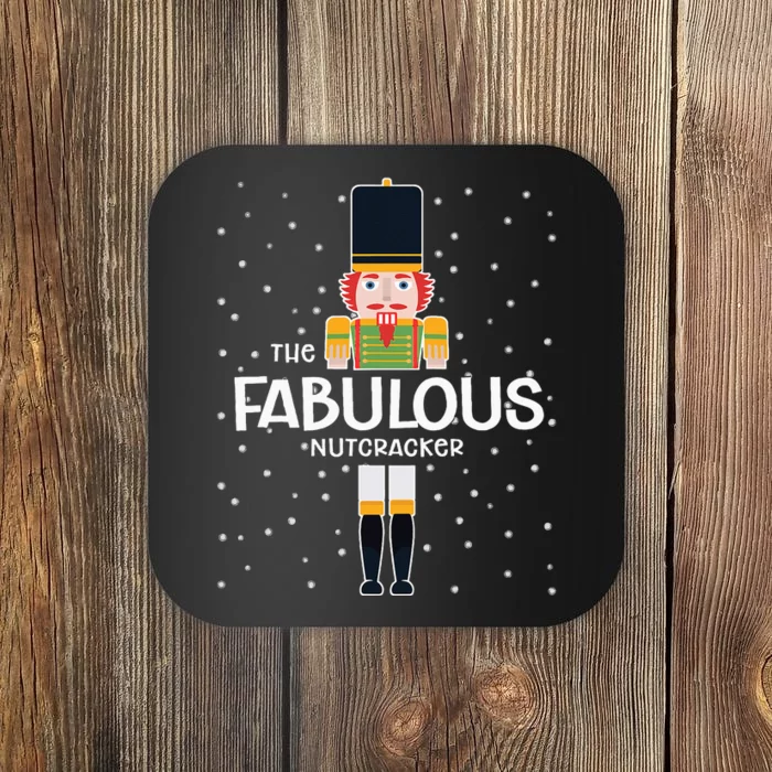 Fabulous Nutcracker Family Matching Funny Gift Pajama Coaster