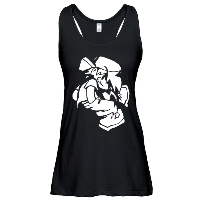 Friday Night Funkin Lowkey Boyfriend Ladies Essential Flowy Tank