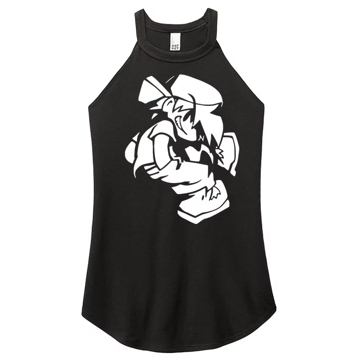 Friday Night Funkin Lowkey Boyfriend Women’s Perfect Tri Rocker Tank