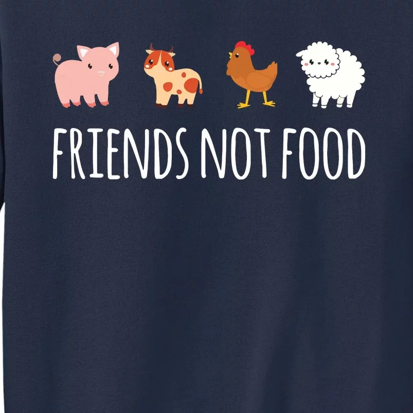 Friends Not Food Vegetarian Vegan Sweatshirt