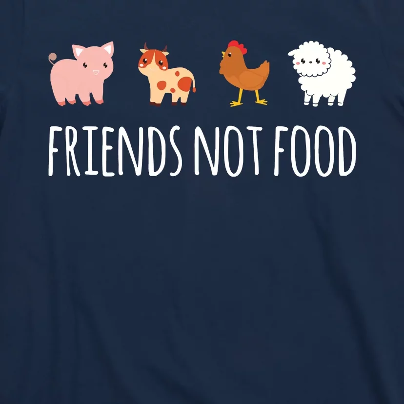 Friends Not Food Vegetarian Vegan T-Shirt