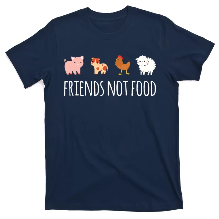 Friends Not Food Vegetarian Vegan T-Shirt