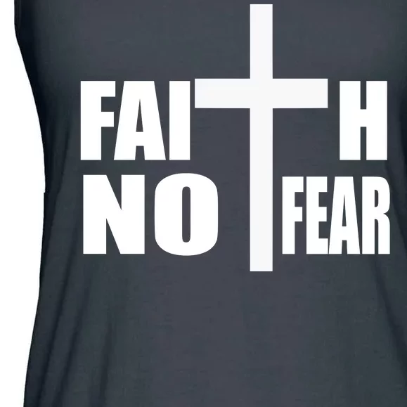 Faith Not Fear Ladies Essential Flowy Tank