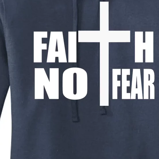 Faith Not Fear Women's Pullover Hoodie