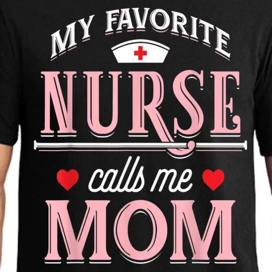 Funny Nurse Gift My Favorite Call Me Mom Pajama Set