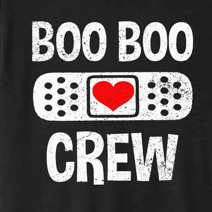 Funny Nurse Ghost Boo Crew Halloween Costume ChromaSoft Performance T-Shirt